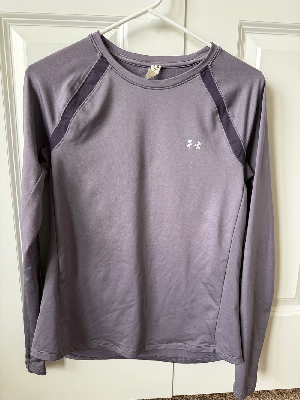 Under Armour Women's Long Sleeve Cold Gear Top - purple